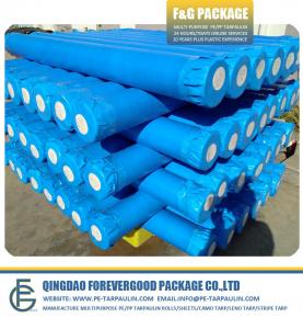 125GSM Blue HDPE LDPE Coated Tarpaulin Roll