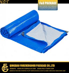 Blue White PE Tarpaulin Sheet For Boat